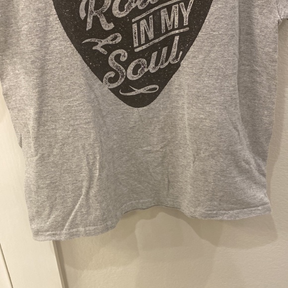 EUC Boys Youth Size L Large Guitar Graphic Tee Screen T- Shirt Short Sleeve Top - Picture 7 of 8